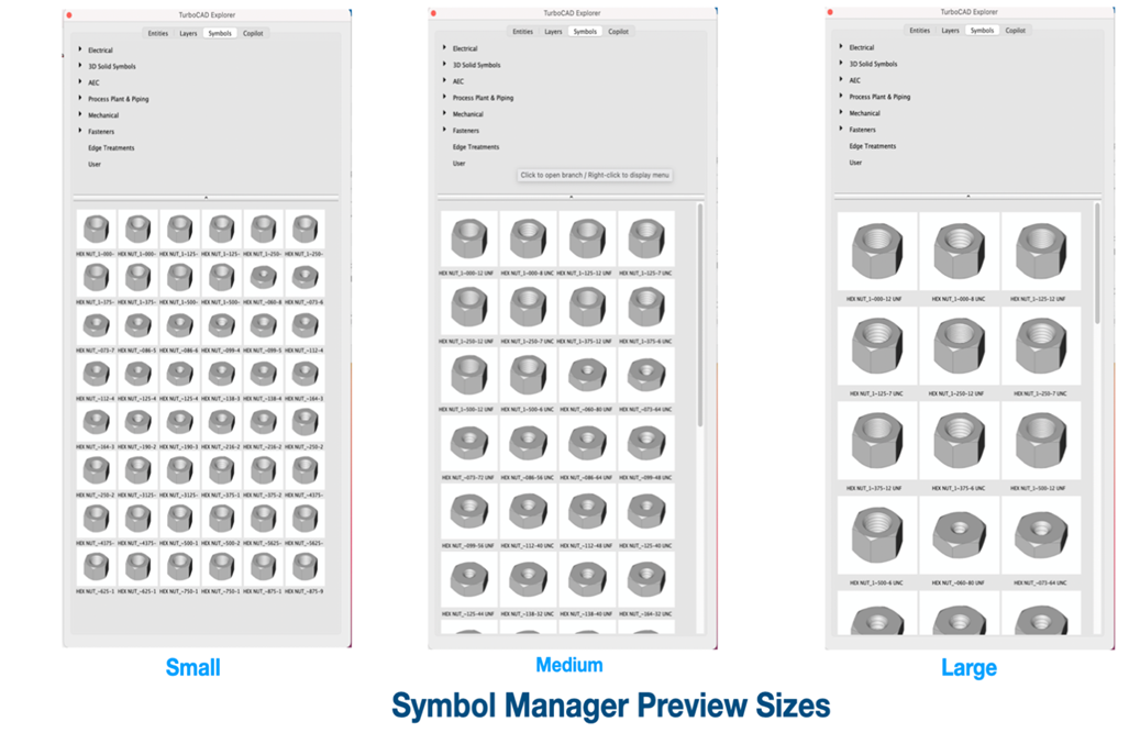 A screenshot of a screenshot of a new symbol manager  Description automatically generated