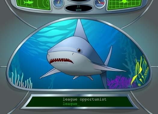Shark Attack - Mavis Beacon Teaches Typing 2020